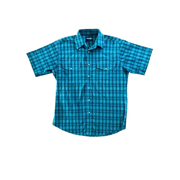 Wrangler Other - Vintage Wrangler Pearl Snap Short Sleeve Button Front Shirt